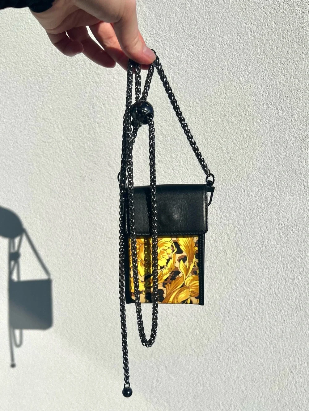 Versace Vintage Baroque Leopard Print cigarette or utility holder